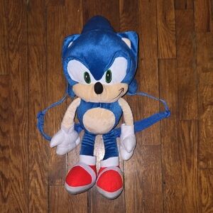 Sonic The Hedgehog Plush Backpack